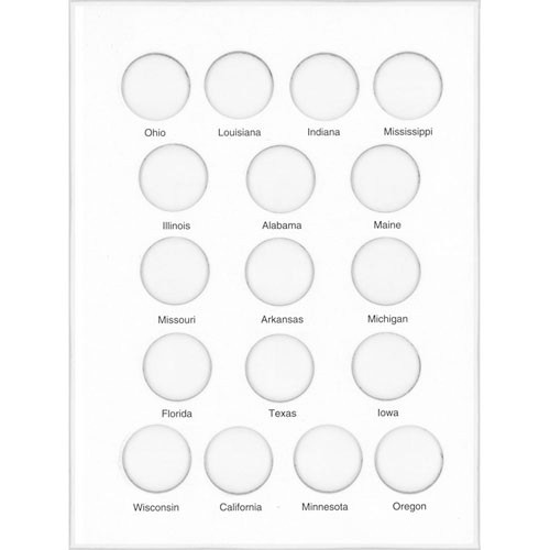 Statehood Quarter Coin Folder 1999-2008