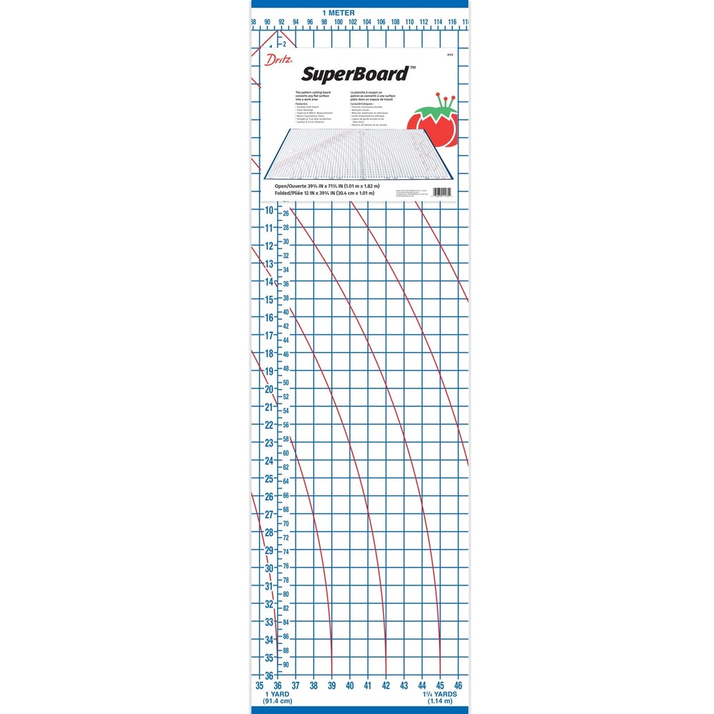 Foldable Superboard Laminated Cutting Surface Mat for Crafting and Sewing