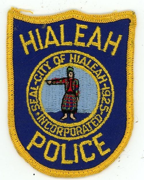 FLORIDA FL HIALEAH POLICE NICE SHOULDER PATCH SHERIFF
