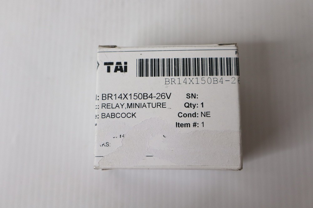 Babcock BR14X-150B4-S29 Relay