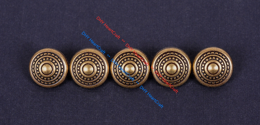 20PC Solid Pyramid Shaped Brass Fast Studs Rivets for Leathercraft Bag Shoes