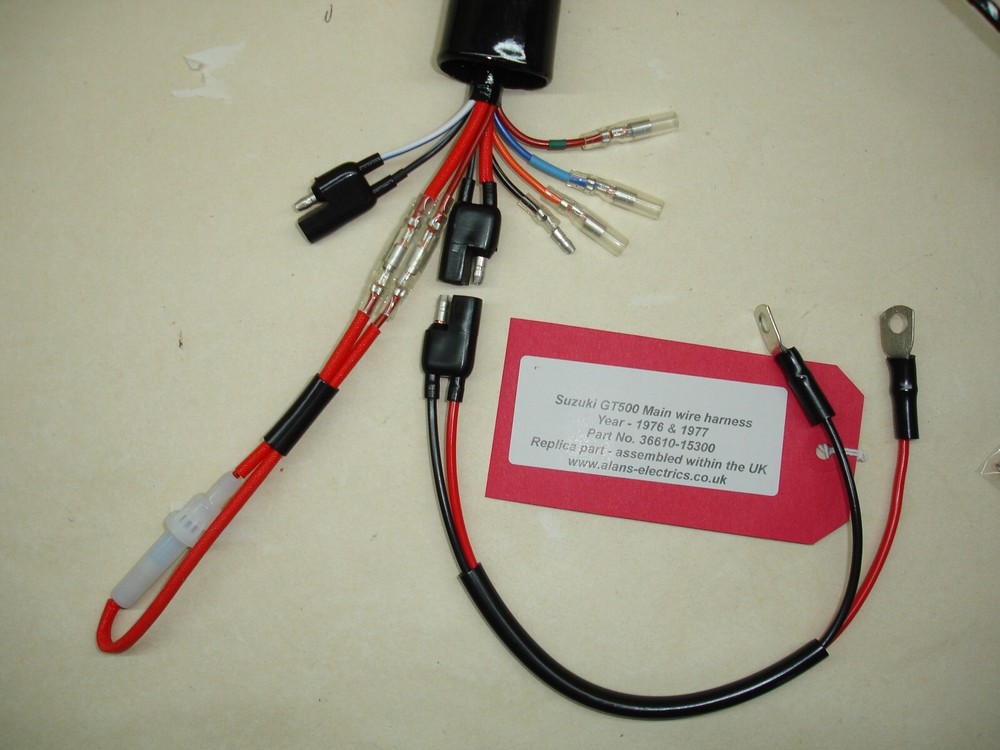 Suzuki GT500 (models A & B Replica main wire harness)