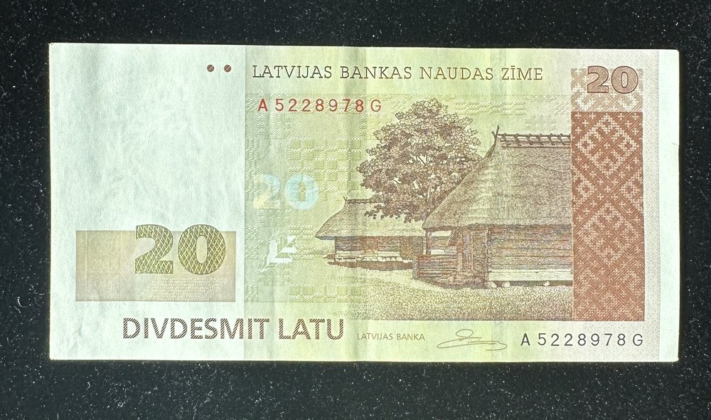 Latvia, 20 Latu, 2007