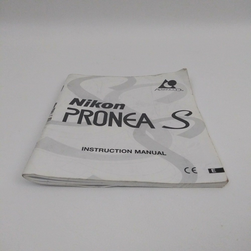 Nikon Pronea S Instruction Manual