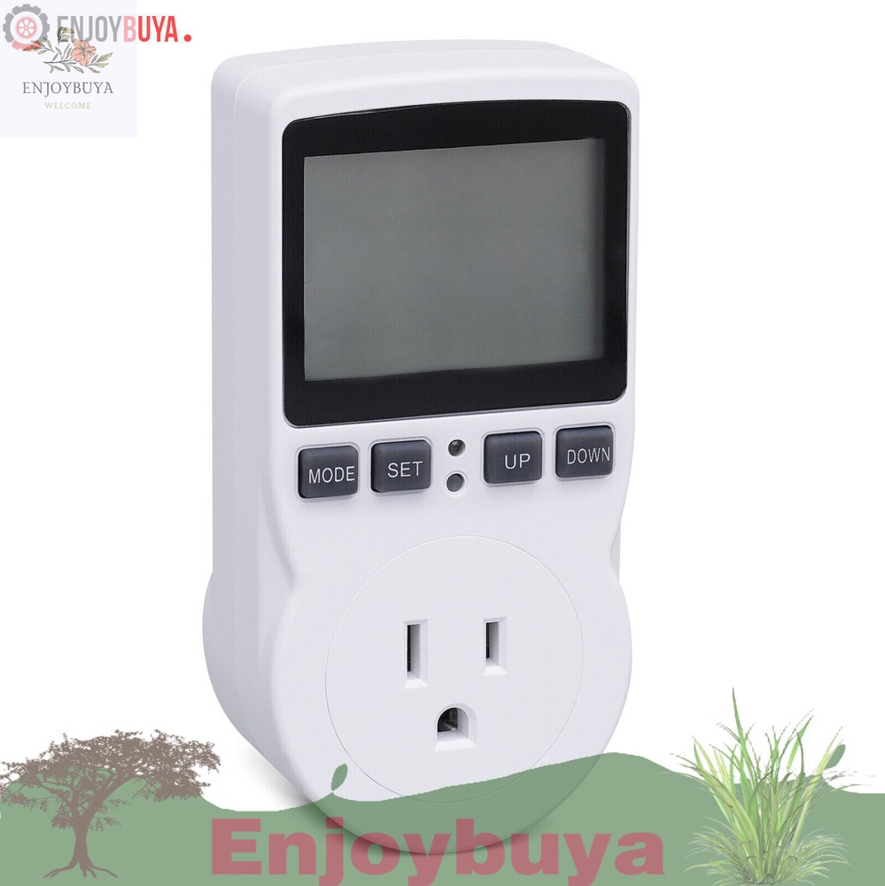 LCD DIGITAL PLUG IN THERMOSTAT TIMER SWITCH SOCKET TEMPERATURE CONTROLLER SWITCH