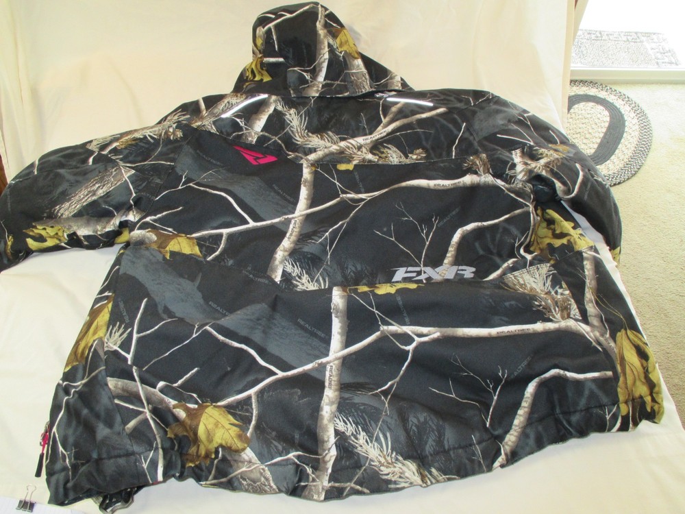 FXR Snowmobile Fresh Jacket Women’s Size 12 Real Tree Patterned