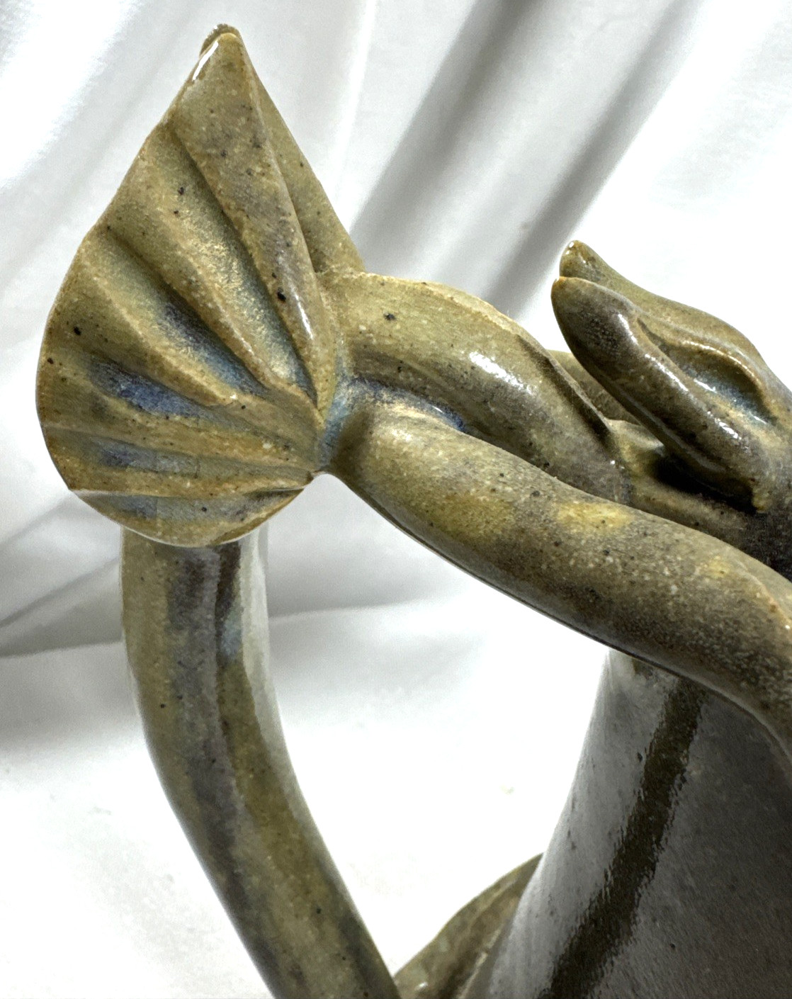 VTG HOGENSON 1996 DRAGON HANDLE MUG RENAISSANCE FESTIVAL HANDCRAFTED POTTERY