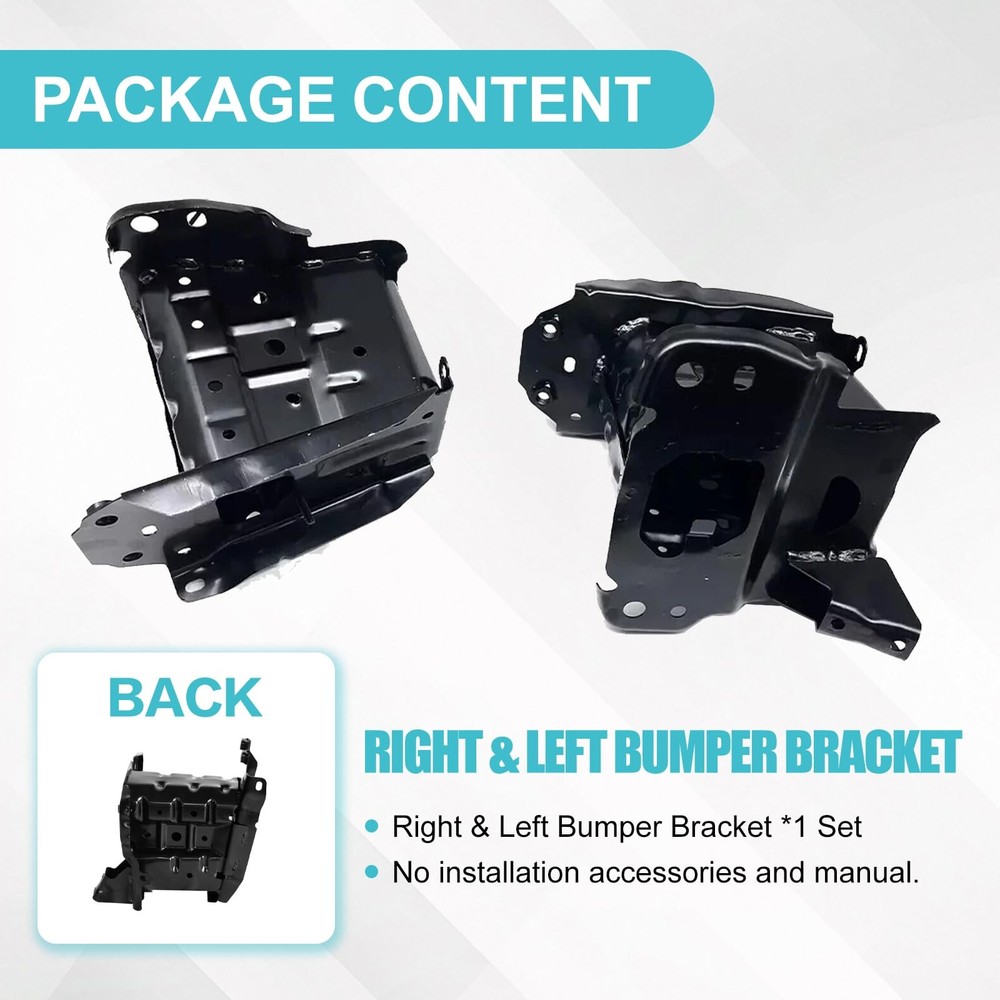 Front Bumper Bracket Left Right 2Pcs for 2019-2025 Corolla