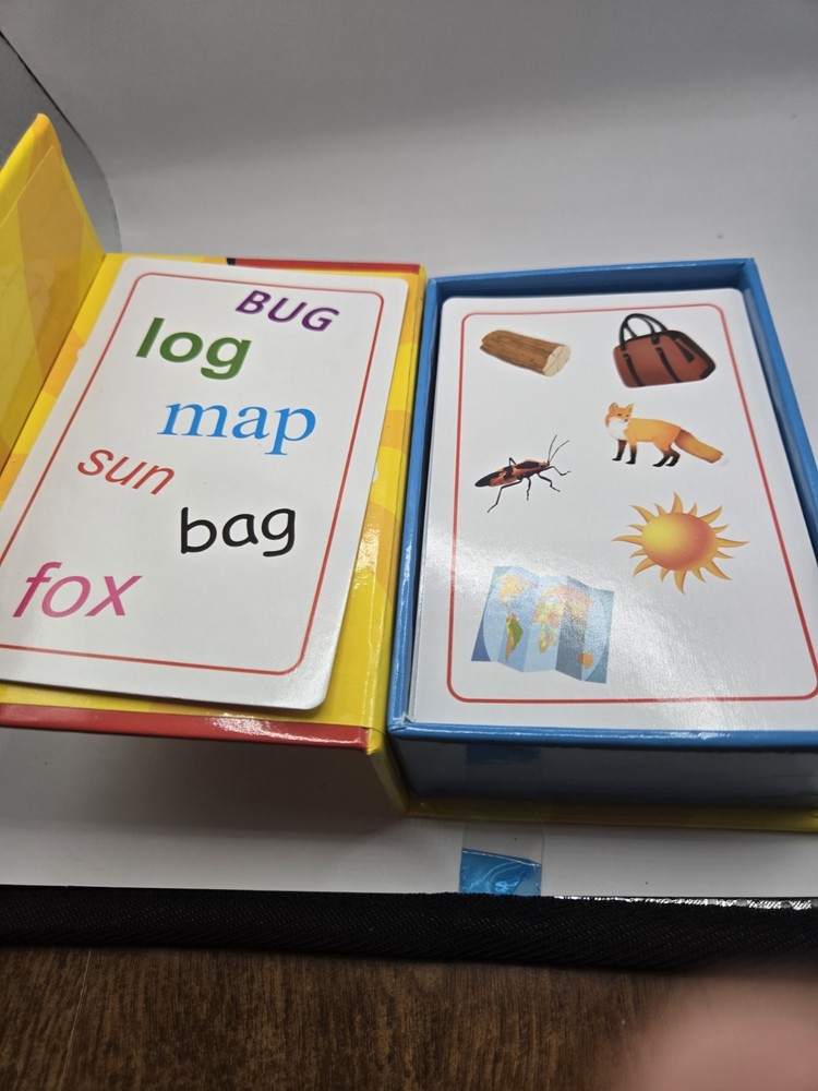 Super Genius First Words Card Game, Speech, Language, Never Used PHONICS
