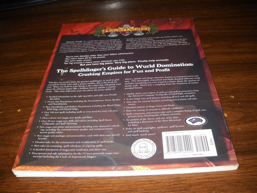 Hackmaster: The Spellslinger's Guide to Wurld Domination