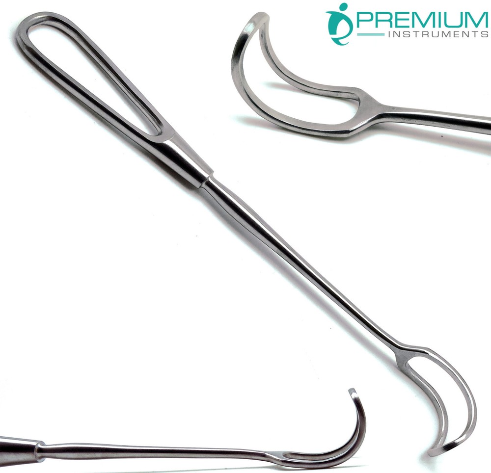 Green Thyroid Retractor 8.75" Surgical Medical Veterinary Instruments