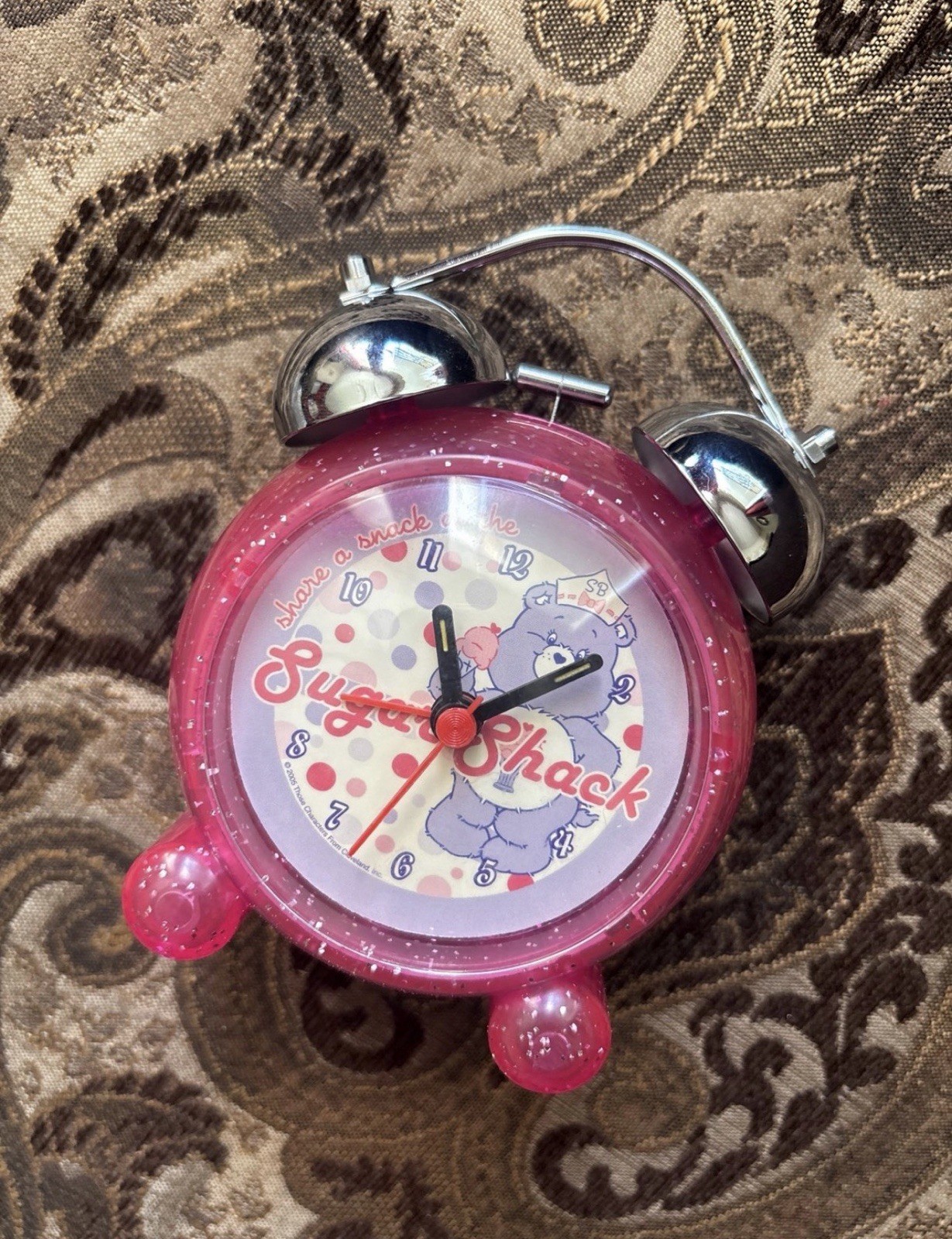 Carebears Mini Twinbell Clock American Greetings Vintage