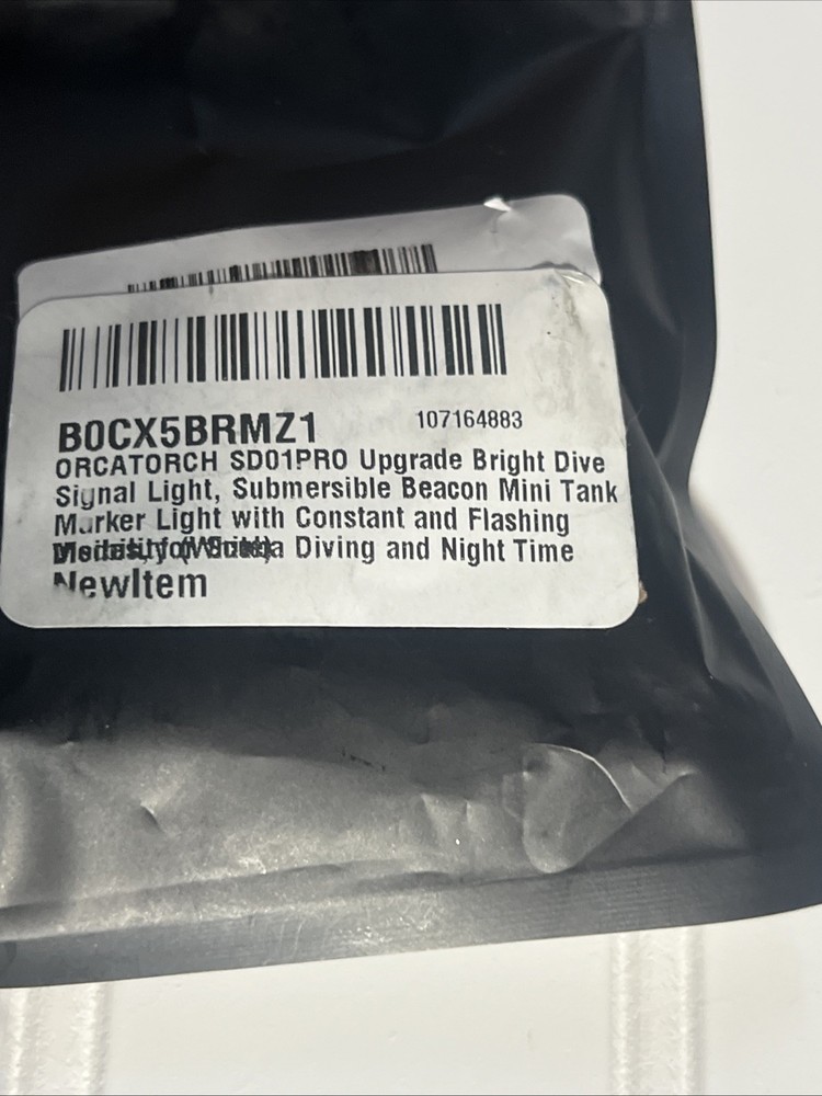 OrcaTorch SD01 Pro Dive Beacon New