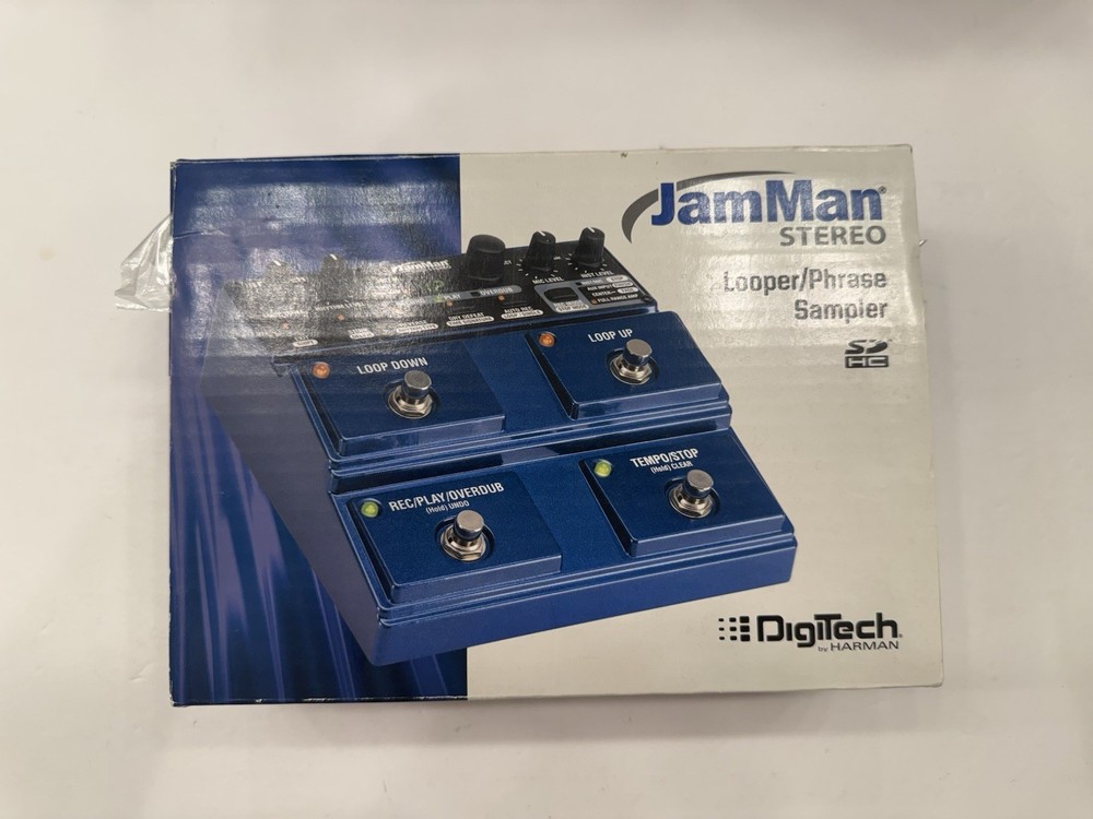 Digitech JML2 Jamman Looper / Phrase Sampler Guitar Effect Pedal + Box & PSU