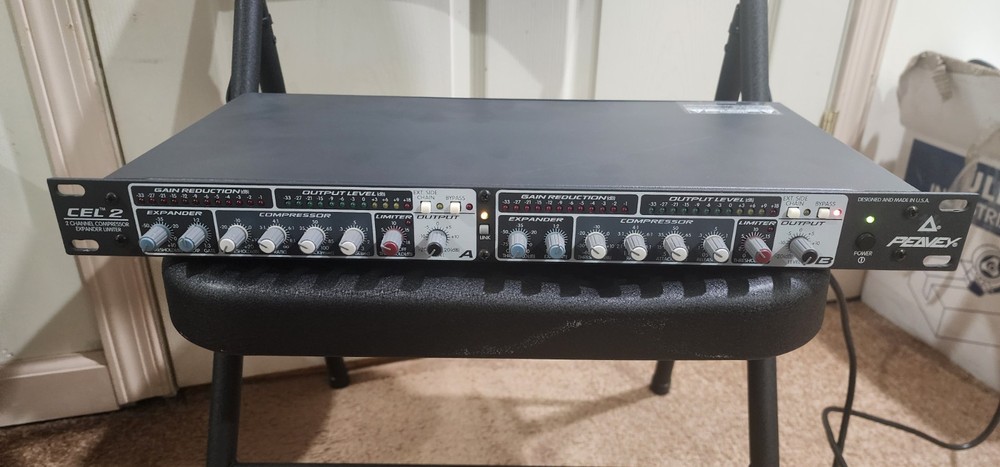 Peavey CEL 2 2-Channel Compressor Expander Limiter Gate Rackmount Processor