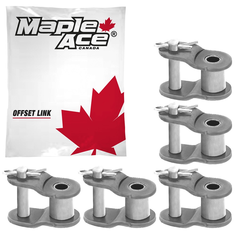 #41 Offset Half Link for Roller Chain Single Strand (Qty 5)