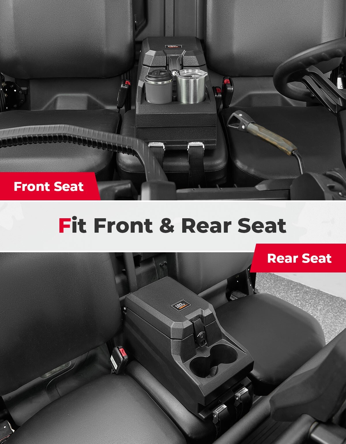 For Can am Defender HD5 HD7 HD8 HD9 HD10 Bench Seat Center Console Armrest Box