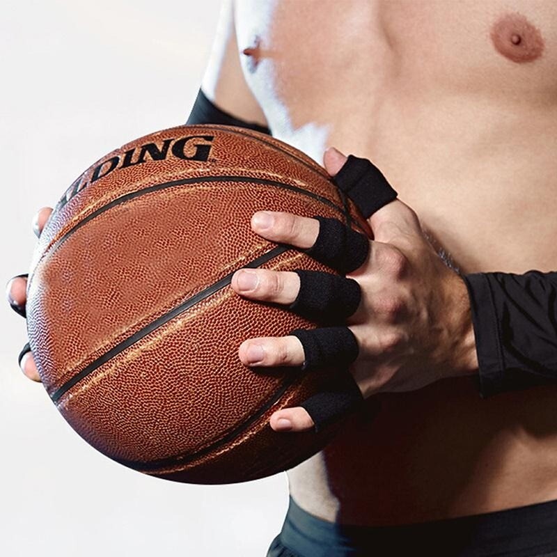 Finger Sleeves Thumb Splint Brace Support Elastic Compression Protector 10-50pcs