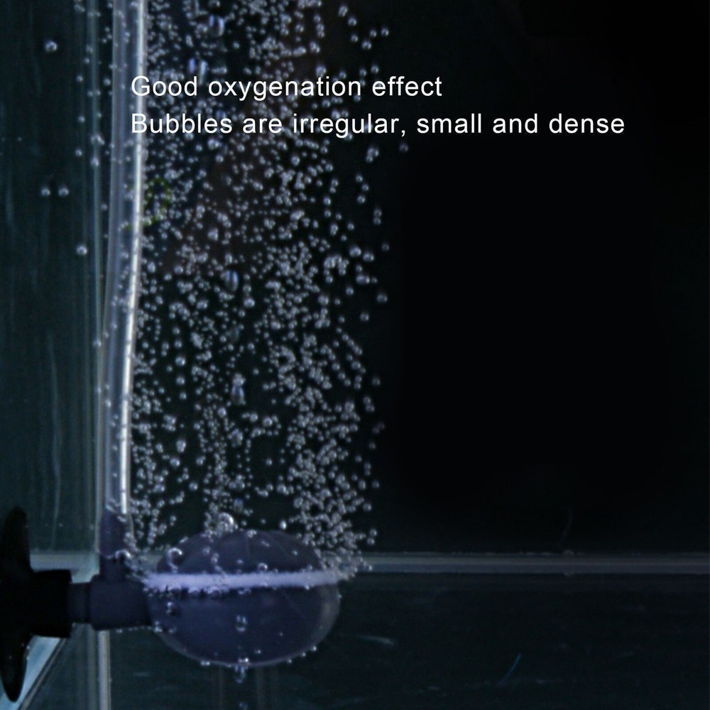 Air Pump Stone Bubble Diffuser with Suction Cups for Hydroponics Aquarium