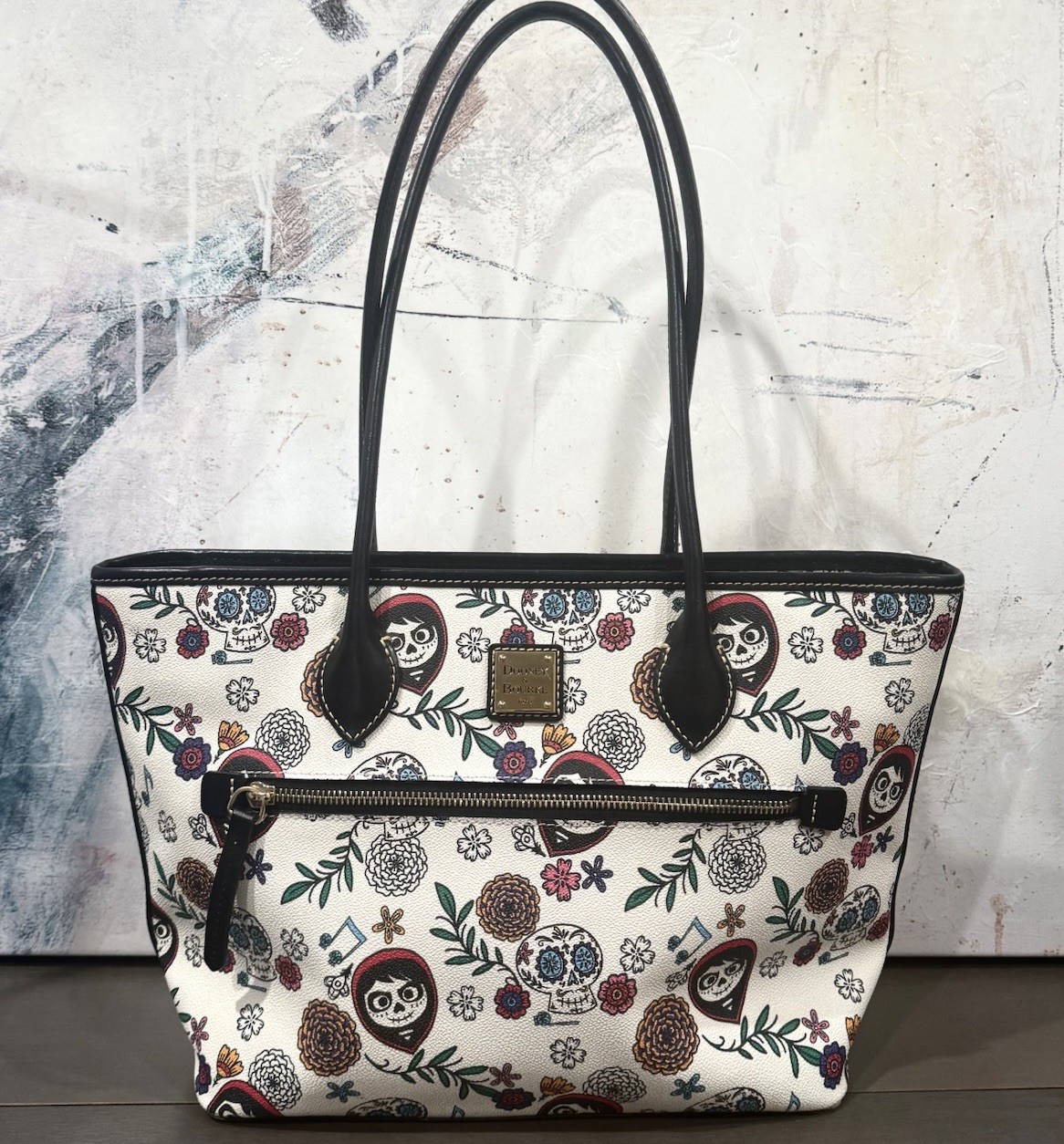 Dooney Bourke Disney Park Pixar Coco Miguel Tote Bag Excellent Condition 2022