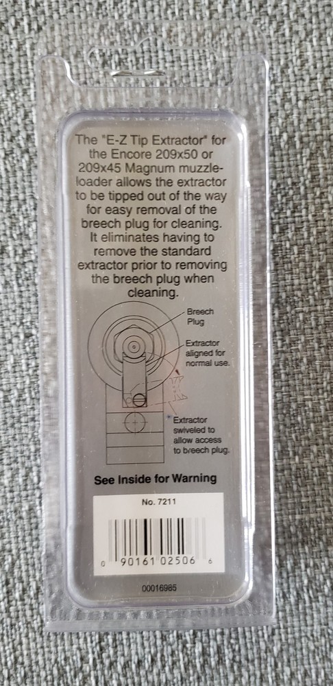 Thompson Center Encore E-Z Tip Extractor for Muzzleloader #7211