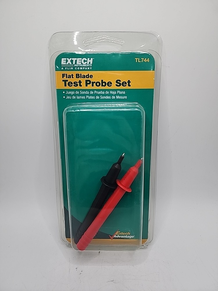 Extech TL744: Flat Blade Test Probe Set