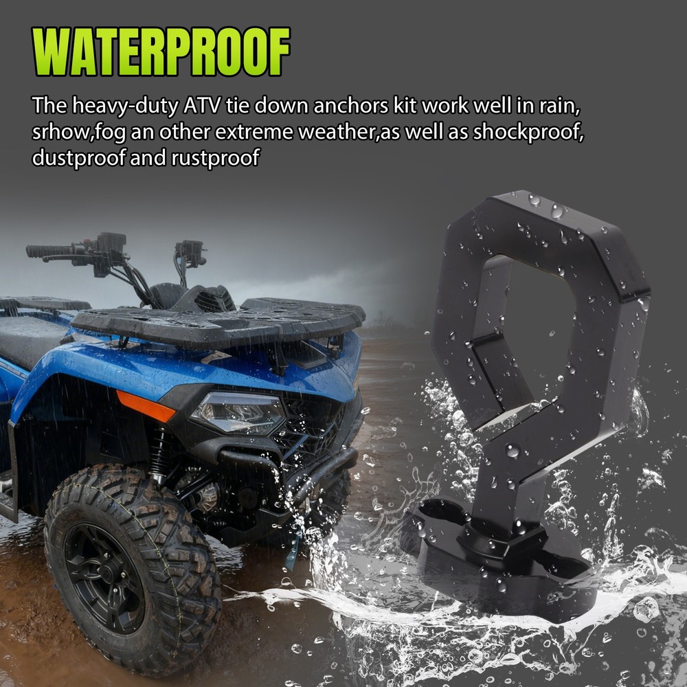 For CFMoto Quick Attach ATV & UTV Eye Bolt Tie Down & Accessory Anchor Universal