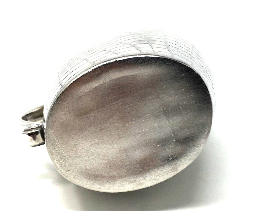 Vintage Rare Silver Plated Pitcher with Alligator Pattern