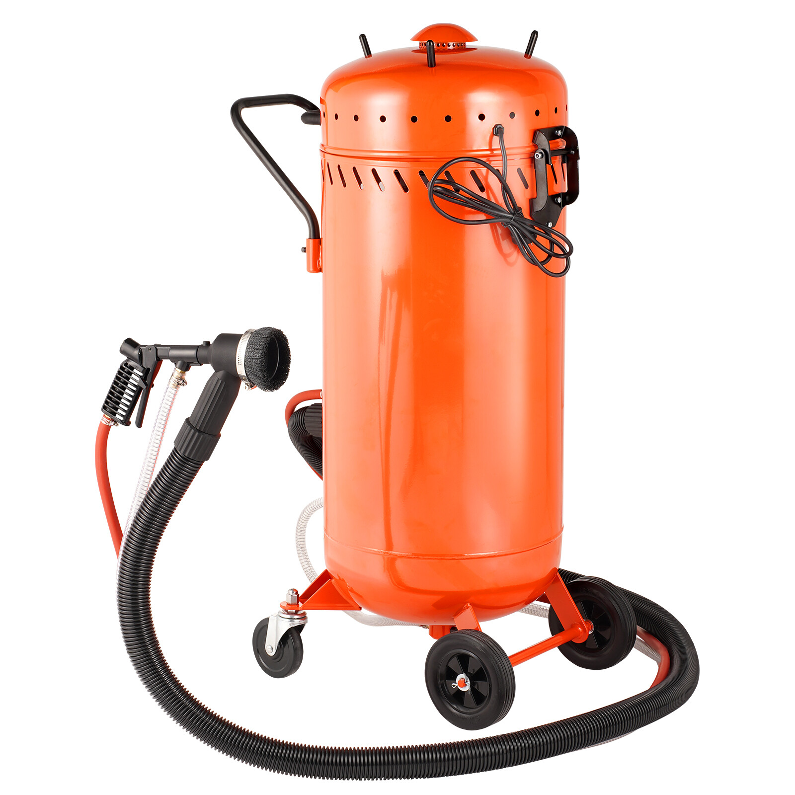 VEVOR 28 Gal Vacuum Sand Blaster Dustless Sandblaster with 1200W Vacuum System