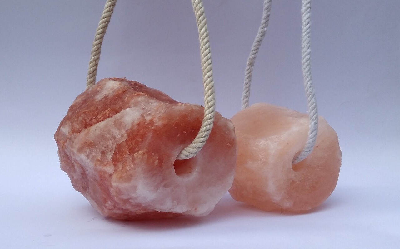 Pack of 2 Himalayan Rock Salt Licks 2 LB Each for Horses - Natural Mineral Block