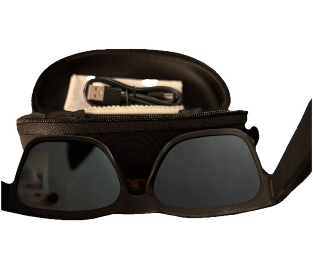 OhO Smart Sunglasses Bluetooth Speaker UV Protection &Voice Ctrl Mirror BlueLens