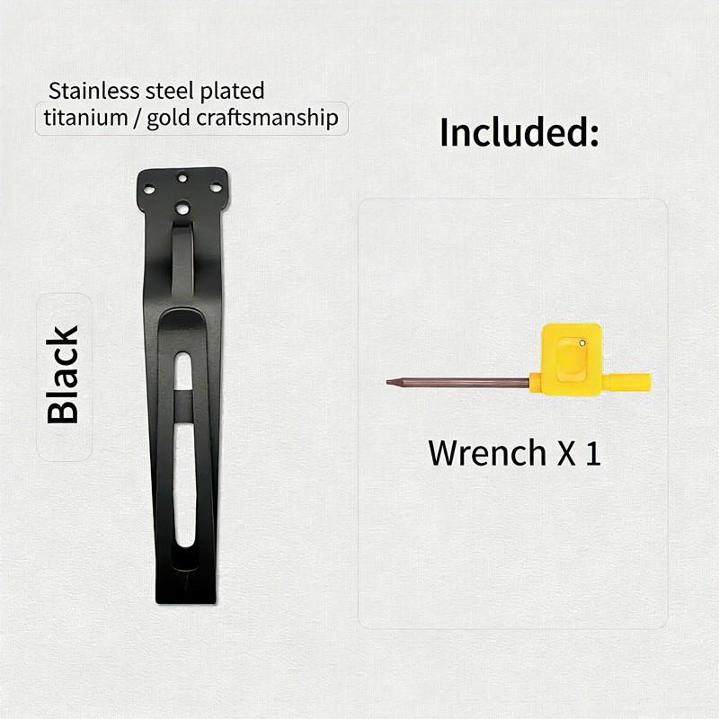 EDC37 Compatible 4-Hole Reversible Clip for Headlamp Use