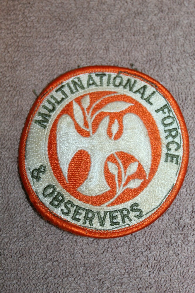 Two Original U.N. Multinational Forces & Observers Uniform Patches