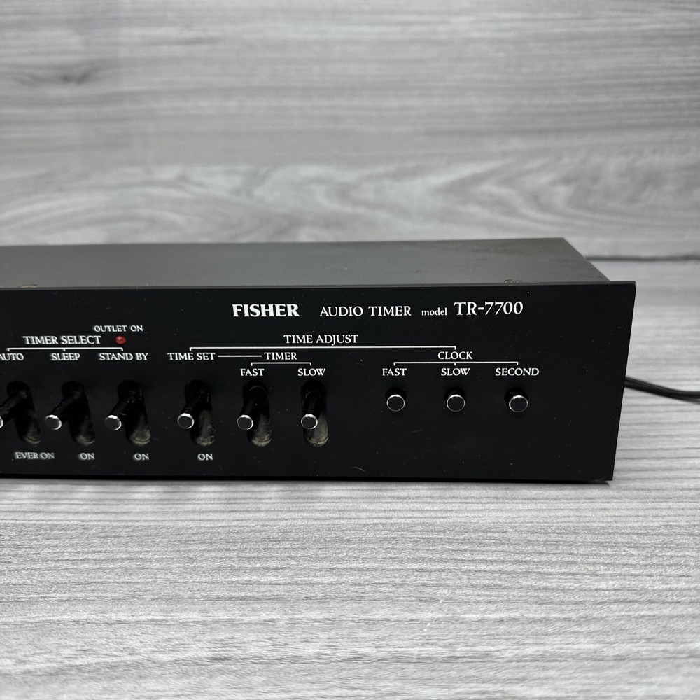 Fisher Audio Timer Model# TR-7700 MADE IN JAPAN **READ**