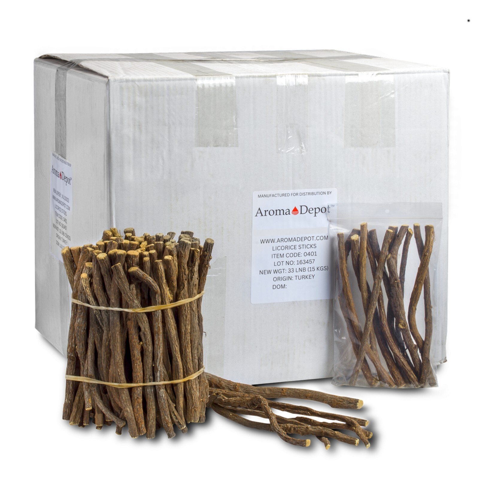 Licorice Root Chew Sticks Bulk 100% Pure Natural Flavored Glycyrrhiza Glabra