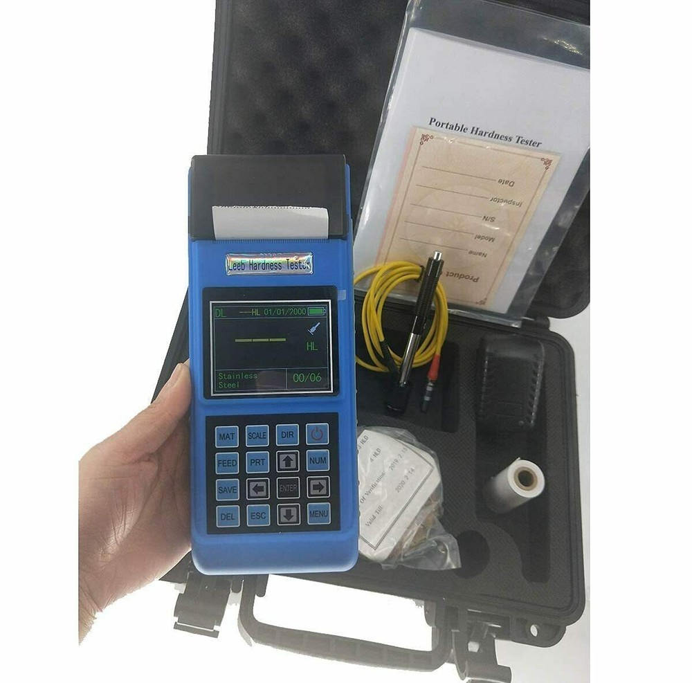 Leeb Rebound Hardness Test with D Impact Device USB Interface Built in Printer