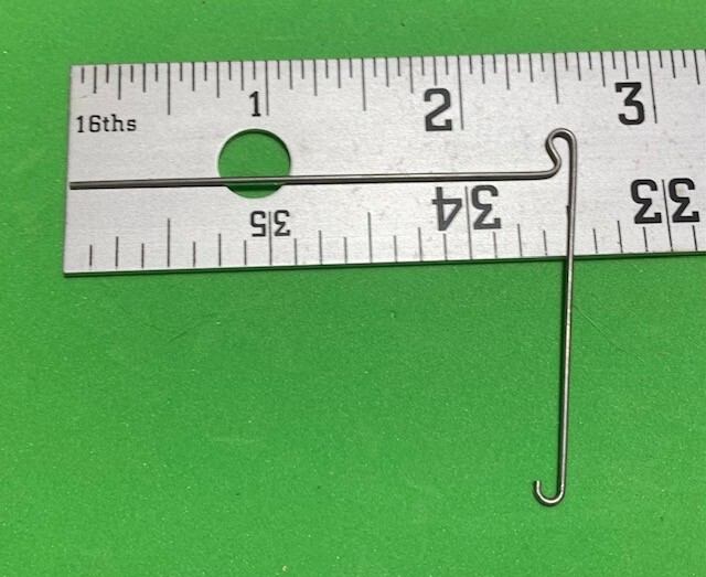 50 count, Spinnerbait Wire Forms, .032" diameter