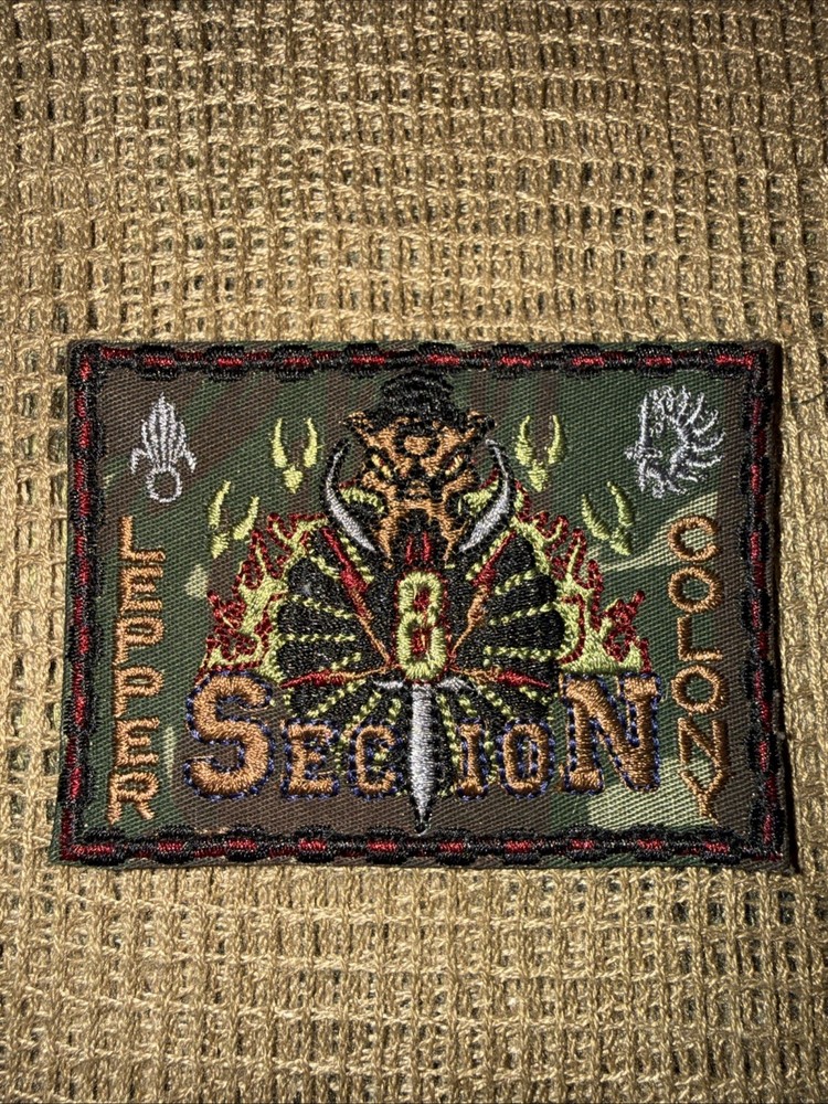 French Foreign Legion LEPPER COLONY 8 Section Commando Afgan War Patch