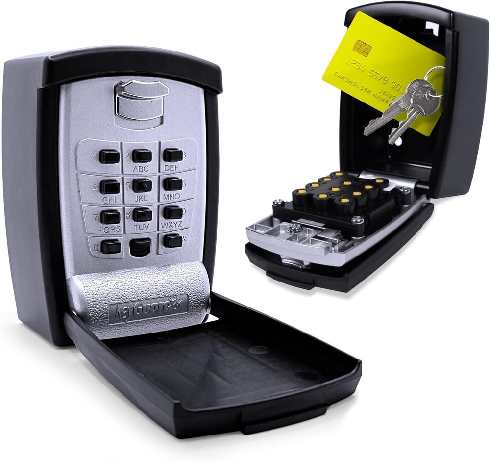 KeyGuard SL-590 Punch Button Lock Box - Secure Wall Mount Key Storage for Homes