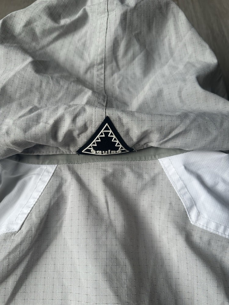 Helly Hansen Ski Jacket Mens Medium Beige Hooded Technical
