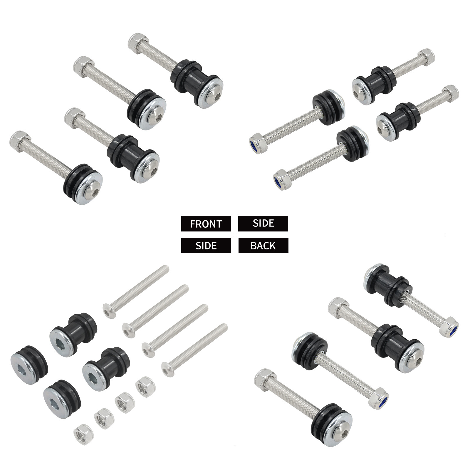 Sissy Bar Mounting Detachable Docking Hardware Kit Fit For Harley Sportster 48