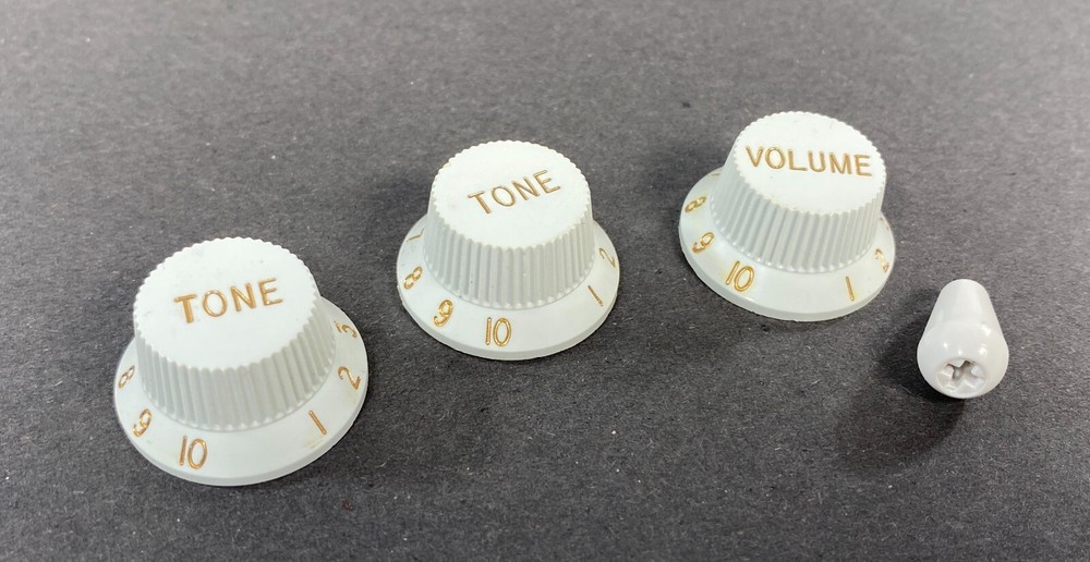 Genuine Fender Replacement Control Knobs & Switch Tip Fender Squier Strat