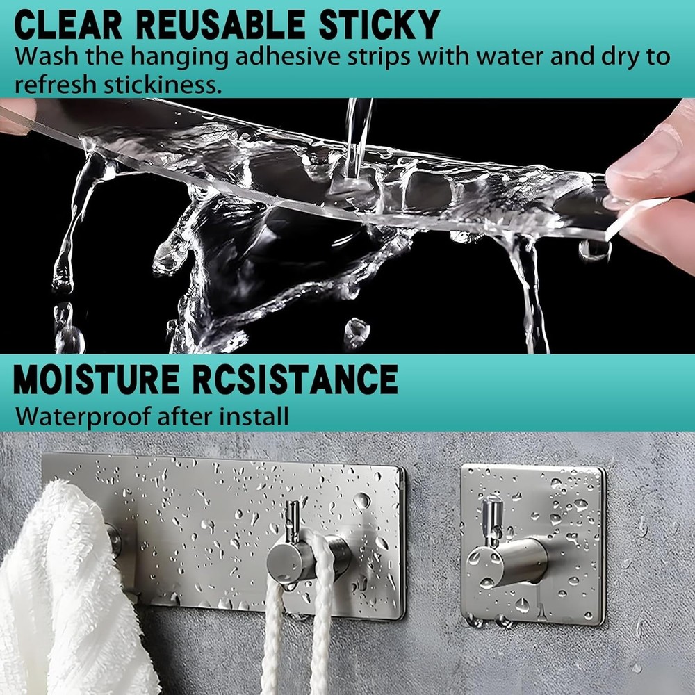 Heavy Duty 10ft Double Sided Acrylic Tape - Clear, Removable Adhesive Solution