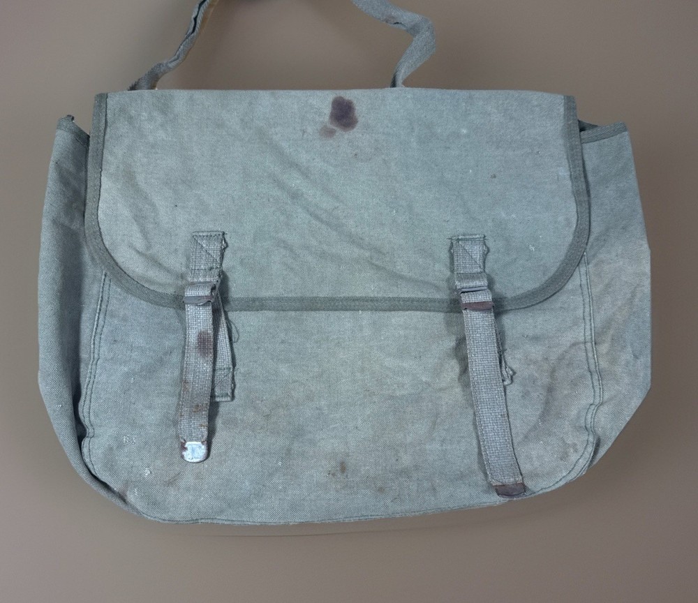 Vintage Military Army Musette Bag Pack British? US?