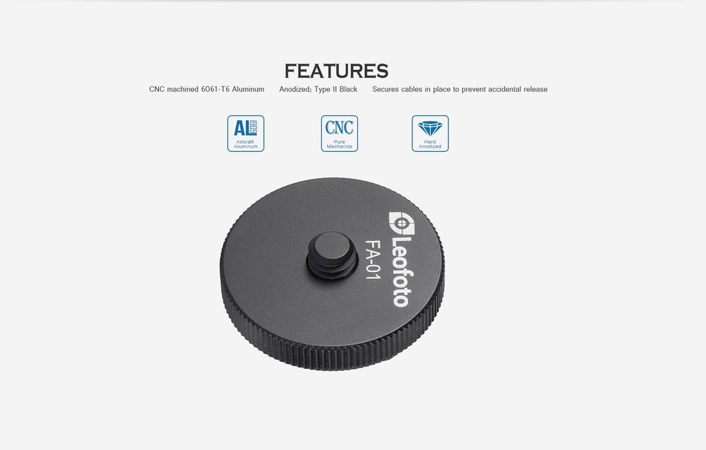 Leofoto FA-01 / FA-02 Hot Shoe Conversion Adapter