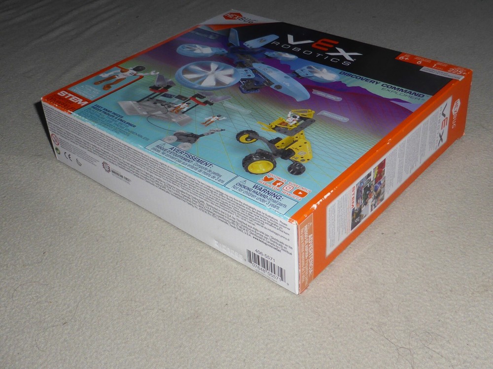 NEW HEXBUG VEX ROBOTICS STEM STARTER SET NIB DISCOVERY COMMAND EXPLORER