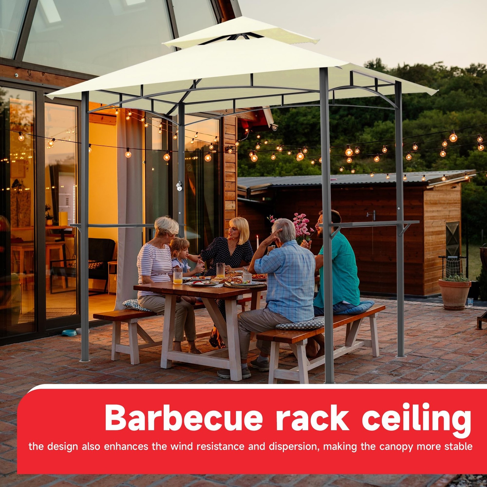 Gazebo Canopy Replacement Top - Grill Gazebo Replacement Canopy Roof – 5x8