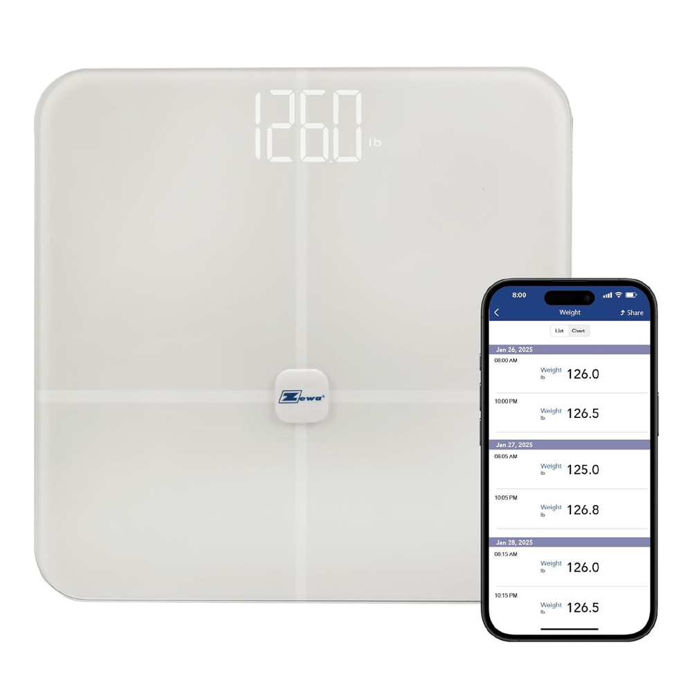 Digital Biometrics Scale | Measures 12 Body Composition Metrics | Bluetooth | An