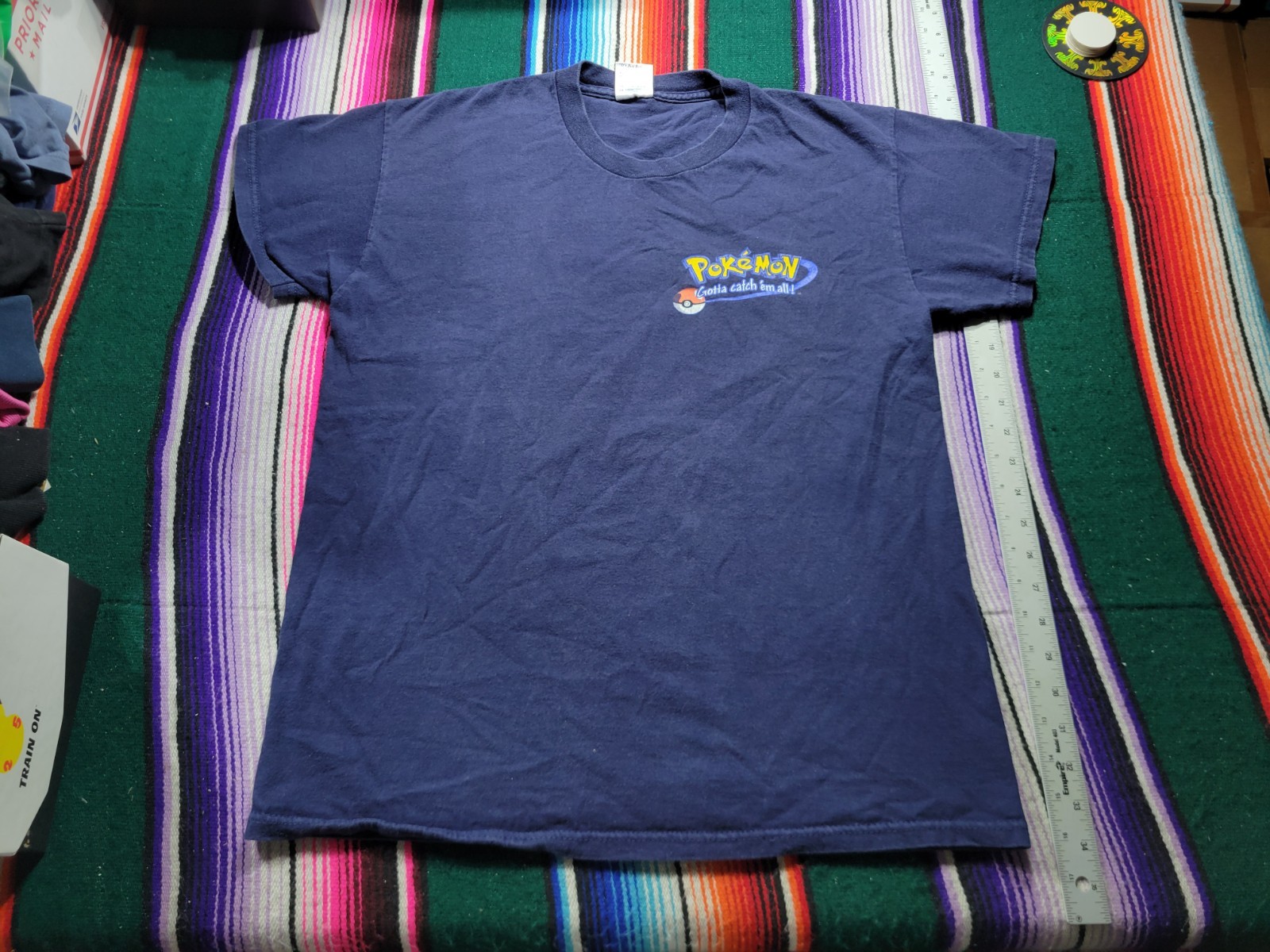 Vintage Pokemon Ash Ketchum 1999 Nintendo T-Shirt Size Youth XL