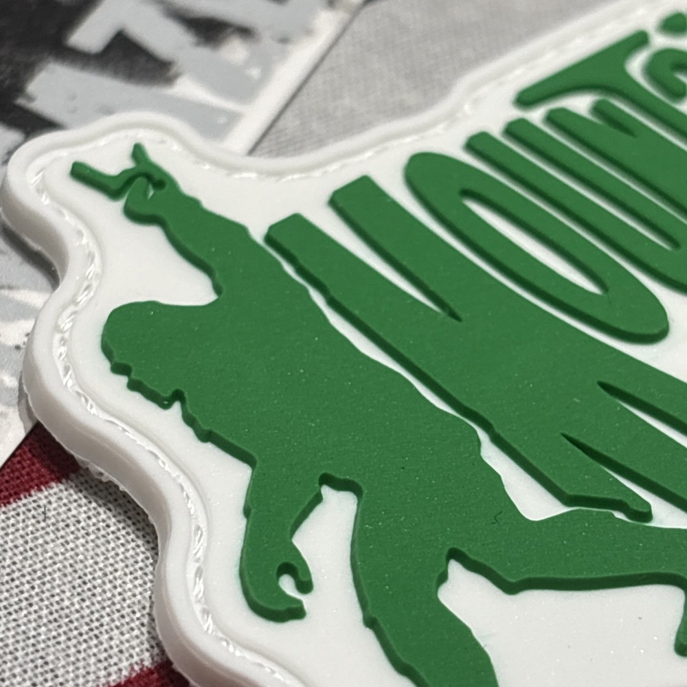 PvC 3D Mountain Dude Morale Tactical Hook And Loop Patch 2.5x3”